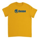 Pánske tričko Škoda žlté
